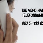 VdPB unter neuer Nummer erreichbar